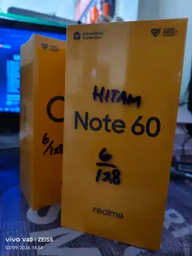 Realme Note 60 6GB+6GB/128GB,Baru,Segel Box,Garansi Resmi,Original