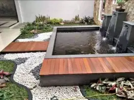 Kolam ikan minimalis dalem rumah