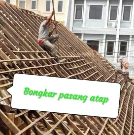 Bongkar Pasang Atap Lama & Ganti Baru Baja ringan SNI