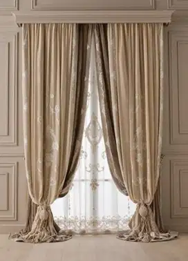 Jual tirai jendela gordyn hordeng gorden wallpaper dinding rollblind v