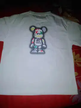 Kaos import anak bahan full cotton bonus kemeja Disney UK 8-10th