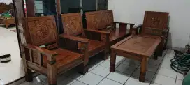 kursi jati ruang tamu