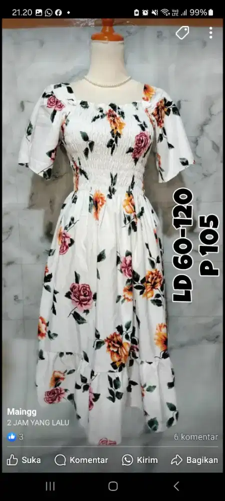 Serba 50 k dress dan patung