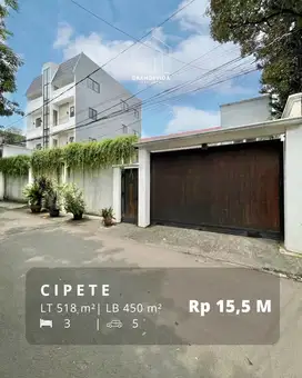 Cipete rumah siap huni dekat antasari