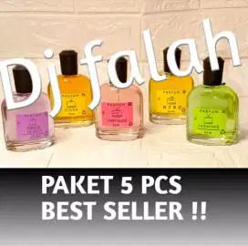 Best seller PAKET 5 PCS Parfum Unisex koleksi 65 ml Travel size murah