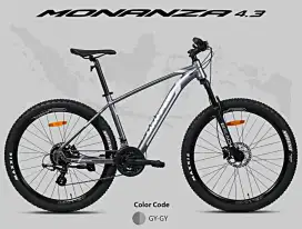 UNITED 27.5 Monanza 4.3 Hidrolik Shimano altus 3x8speed Fork Lock