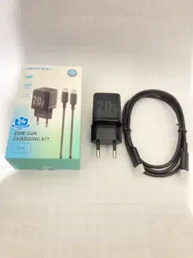 Vention Adaptor Kepala Charger GaN Usb Type C 20W PD Android iPhone