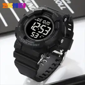 Jam tangan Digital SKMEI Full Black Waterproof