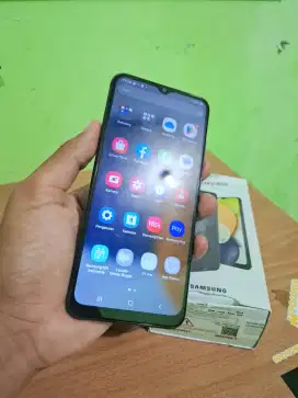 Samsung A03 ram 4/64 fullset Normal siap pakai