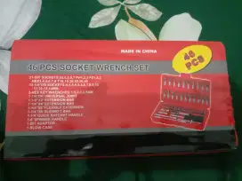 Kunci obeng shock 46 pcs lengkap baru