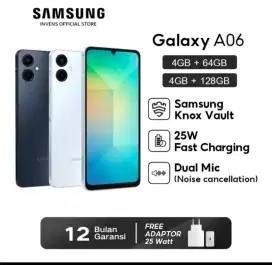 Hp Samsung Galaxy A06 Baru Bonus Adaptor + Kuota 36G