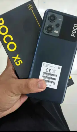 Poco x5 5G 6/128 lengkap mahar tt bt