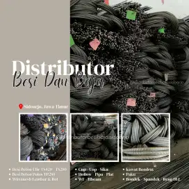 Distributor besi dan baja siap kirim