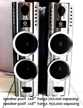 speaker pasif 8inch tower