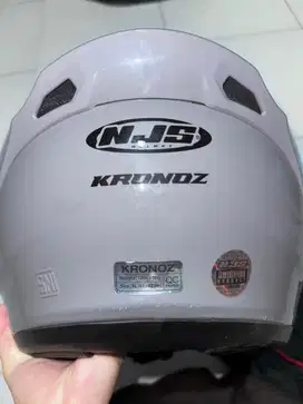 NJS KRONOZ solid half face helmet original 100%