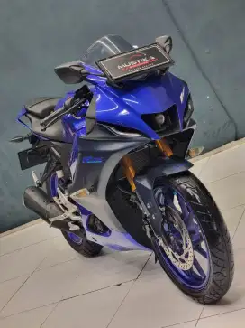 TERMURAH‼️ Yamaha R15 V4 2022 Matte Blue Odo 11rb Mustika motor