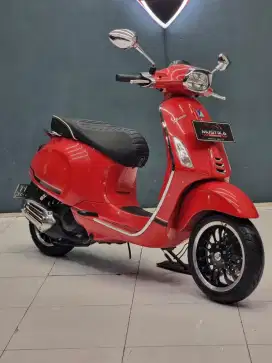 TERMURAH‼️ Vespa Sprint 150 ABS 2020 Metalic Red Mustika motor