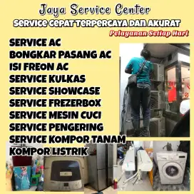 Service Mesin Cuci Kulkas Frezer Servis AC Bongkar AC Pasang AC Taman