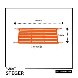 CATWALK 180 CM  SCAFFOLDING STEGER PIJAKAN ALAS TUMPUAN TERMURAH