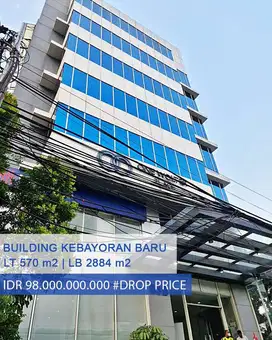 Dijual Gedung Perkantoran Jl Wolter Mongisidi Kebayoran Baru