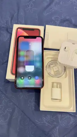 Dijual Iphone Xr Red 128GB Lengkap Terdaftar