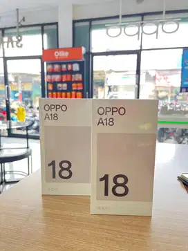 OPPO A18 RAM 4/128 GB READY STOK