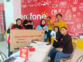 POLYTRON TV 43 KREDIT SYARAT KTP SAJA