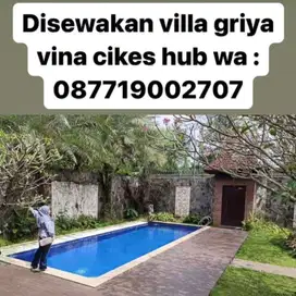 Di sewakan Villa Griya Vina Cikeas cocok untuk keluarga