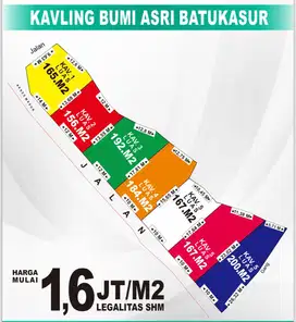 Dijual 7 Kavling SHM di Bogor dekat Villa Griya Batu Layang