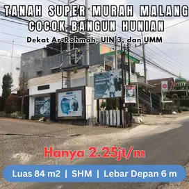 Dijual Tanah Murah Dau Malang View Pegunungan Kawasan Asri