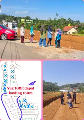 Promo Tanah Kavling murah gunungpati luas 130 mtr harga 100 juta