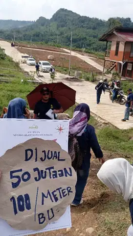 tanah murah pinggir jalan masuk mobil