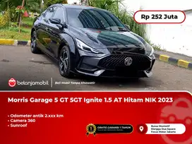 [KM 2RB] MG Morris Garage 5 GT 5GT Ignite 1.5 Sunroof AT Hitam 2023