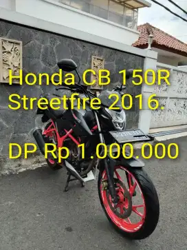 CB 150R 2016. Pajak ON. KM Low. Standar. Mulus. Ban OK. Cash/Kredit/TT