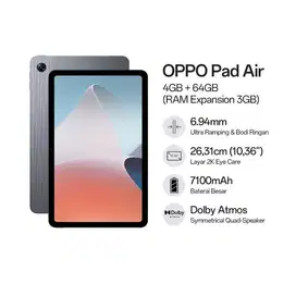 OPPO PAD AIR (4/64) BARU PROMO RESMI