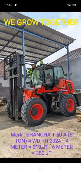 FORKLIFT BARU (BUKA BUNGKUS) 5 TON