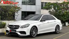 Mercedes Benz E63 AMG 6.200CC Biturbo White On Black NIK 2013 585HP Fu