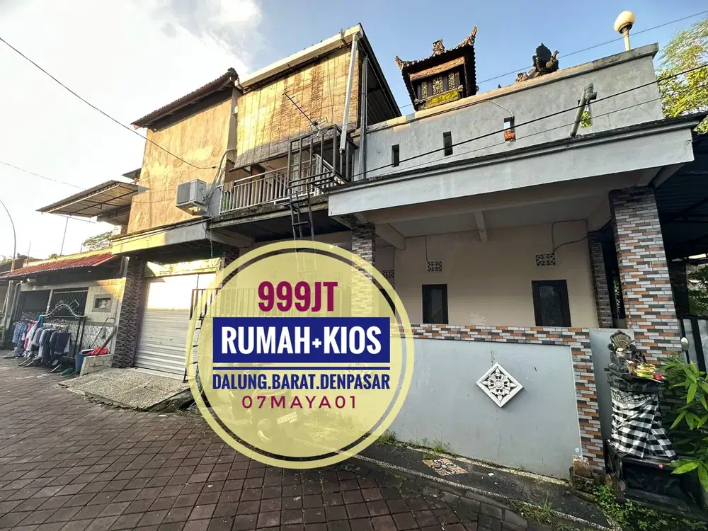 Jual Rumah dan Kios Toko Warung Dalung Kuta Utara Barat Denpasar Bali