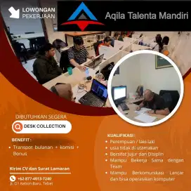 OPEN RECRUITMENT TELECOLLECTION/DESKCOLLECTION