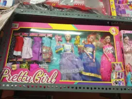 Mainan Anak Barbie isi 3 Set bAju 10