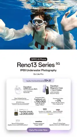 Pre order oppo reno 13 series