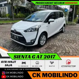 (Km68rb) Sienta G CVT Matic 2017 ISTIMEWA Kredit Murah