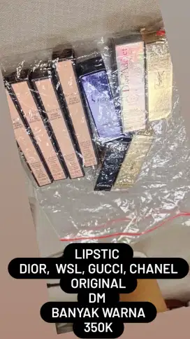 Lipstick ori, chanel, dior, wsl, gucci