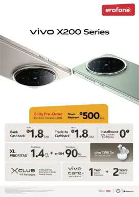 PRE ORDER VIVO X200 SERIES