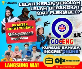 KURSUS BAHASA INGGRIS / TOEFL IELTS TRANSLATOR DOK / LES PRIVAT BIMBEL