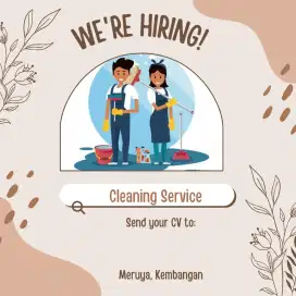 We are hiring Cleaning Service