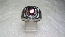 Cincin Natural Malaya Garnet Dim.8.5x7x3.5 Mewah