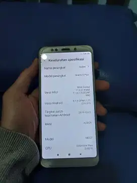 Handphone Redmi 5 plus