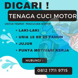 Lowongan Tenaga Cuci Motor