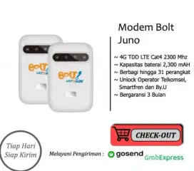 Modem Mifi WiFi Bolt Juno Unlock 2300Mhz Telkomsel Byu Smartfren